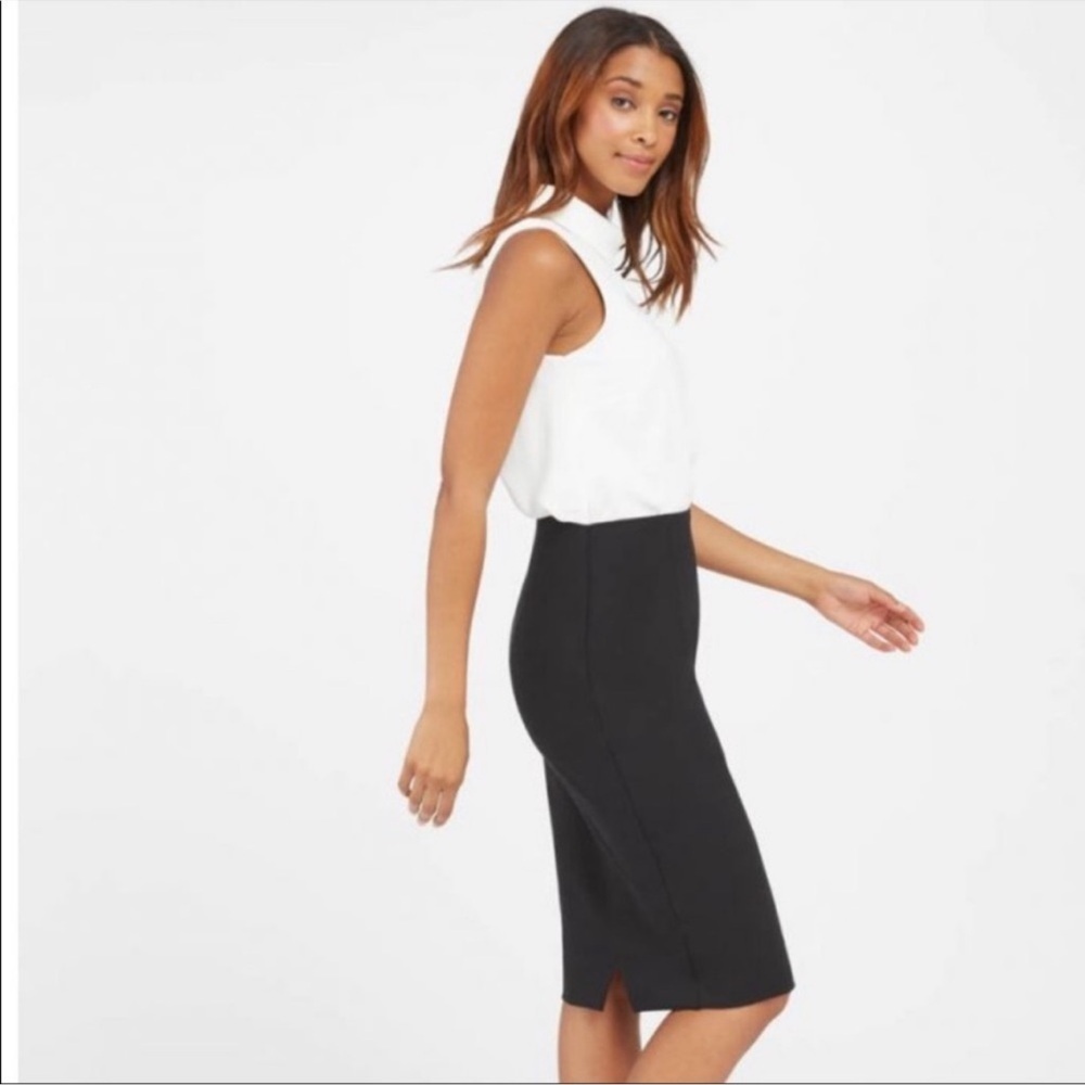 NWT SPANX The Perfect Black Pencil Skirt size small - Picture 5 of 14